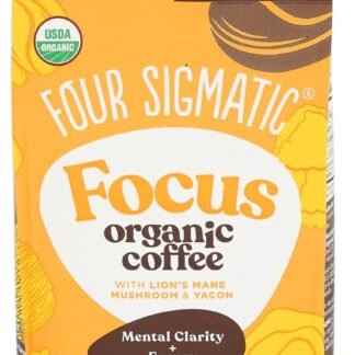 FOUR SIGMATIC Organic Lion's Mane Whole Bean Coffee, 10 OZ