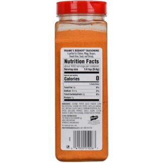 Franks RedHot Original Seasoning 212 oz - One 212 Ounce Container of Hot Sauce Seasoning Blend of Savory Garlic and Spicy Cayenne Pepper Perfect for Dry-Rubs - lunas-mystic-emporium.com Frank's RedHot Original Seasoning, 21.2 oz - One 21.2 Ounce Container of Hot Sauce Seasoning Blend of Savory Garlic and Spicy Cayenne Pepper, Perfect for Dry-Rubs
