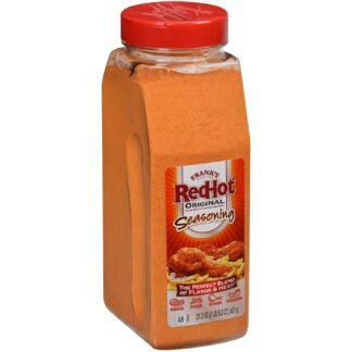 Frank's RedHot Original Seasoning, 21.2 oz - One 21.2 Ounce Container of Hot Sauce Seasoning Blend of Savory Garlic and Spicy Cayenne Pepper, Perfect for Dry-Rubs