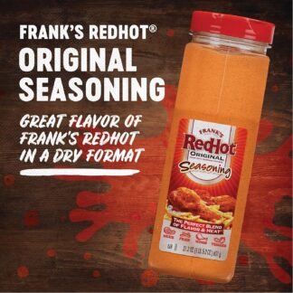 Franks RedHot Original Seasoning 212 oz - One 212 Ounce Container of Hot Sauce Seasoning Blend of Savory Garlic and Spicy Cayenne Pepper Perfect for Dry-Rubs - lunas-mystic-emporium.com Frank's RedHot Original Seasoning, 21.2 oz - One 21.2 Ounce Container of Hot Sauce Seasoning Blend of Savory Garlic and Spicy Cayenne Pepper, Perfect for Dry-Rubs