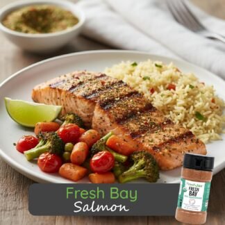 FreshJax Fresh Bay Seafood Seasoning, Savory Spice Blend 5.3 oz | All-Purpose Mix for Fish, Shrimp, Crab, Seafood Boil, Chicken, Vegetables, Soups, Cooking | Kitchen Staple -...