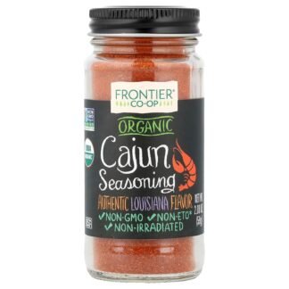 Frontier Co-op Organic Cajun Seasoning, Louisiana-Style Spice Blend for Meats, Seafood, Jambalaya, Cajun Pasta | 24.96 Ounce (Pack of 1)