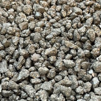 GAF TREASURES 0.5 Pound Natural Semi Tumbled Gemstone Chips, Crushed Mini Crystals, Undrilled Crystal Chips (Pyrite)