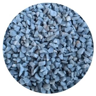 GAF TREASURES 0.5 Pound Natural Semi Tumbled Gemstone Chips, Crushed Mini Crystals, Undrilled Crystal Chips (Pyrite)