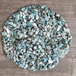 GAF TREASURES 2 oz Lot Natural Semi Tumbled Gemstone Chips, Crushed Mini Crystals, Undrilled Crystal Chips (Smoky Quartz)