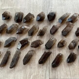 GAF TREASURES Wholesale Smoky Quartz Points, Natural Smoky Quartz Points, Raw Smoky Quartz Points Healing Crystals (Smoky Quartz Points, 0.25 Pound)
