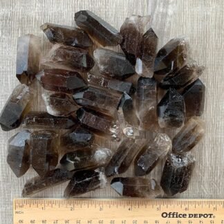 GAF TREASURES Wholesale Smoky Quartz Points, Natural Smoky Quartz Points, Raw Smoky Quartz Points Healing Crystals (Smoky Quartz Points, 0.25 Pound)