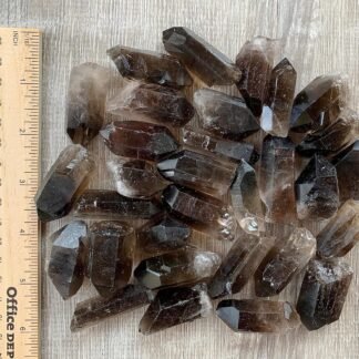 GAF TREASURES Wholesale Smoky Quartz Points, Natural Smoky Quartz Points, Raw Smoky Quartz Points Healing Crystals (Smoky Quartz Points, 0.25 Pound)