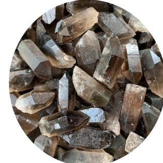 GAF TREASURES Wholesale Smoky Quartz Points, Natural Smoky Quartz Points, Raw Smoky Quartz Points Healing Crystals (Smoky Quartz Points, 0.25 Pound)