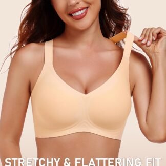 Gailife Womens Wireless Push Up Bras for Women No Underwire Seamless Full Coverage Supportive T Shirt Everyday Bras