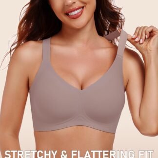 Gailife Womens Wireless Push Up Bras for Women No Underwire Seamless Full Coverage Supportive T Shirt Everyday Bras