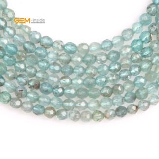 Gem-Inside Natural 4mm Faceted Apatite Gemstone Loose Beads Round Crystal Energy Stone Power for Jewelry Making 15 - lunas-mystic-emporium.com Gem-Inside Natural 4mm Faceted Apatite Gemstone Loose Beads Round Crystal Energy Stone Power for Jewelry Making 15''