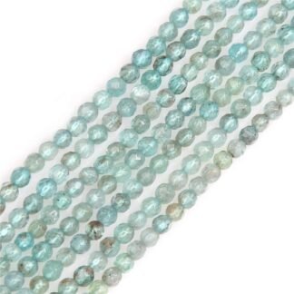 Gem-Inside Natural 4mm Faceted Apatite Gemstone Loose Beads Round Crystal Energy Stone Power for Jewelry Making 15 - lunas-mystic-emporium.com Gem-Inside Natural 4mm Faceted Apatite Gemstone Loose Beads Round Crystal Energy Stone Power for Jewelry Making 15''