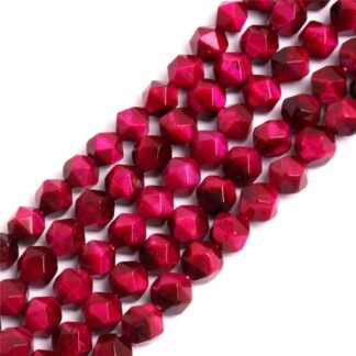 GEM-Inside Natural 8mm Smoky Quartz Gemstone Loose Beads Faceted Cambay Crystal Energy Stone Power for Jewelry Making 15"