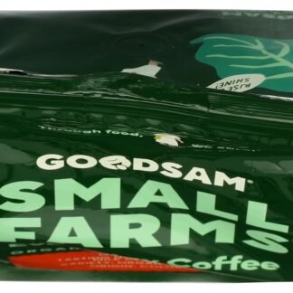GoodSam Everyday Medium Roast Whole Bean Organic Coffee Beans — Chocolate & Caramel Notes — Single-Origin Colombian Small Farm Coffee — 12 oz Bag