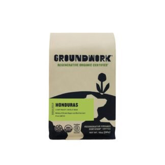Groundwork Coffee Co Organic Regenerative Honduras Whole Bean Coffee, 10 Oz