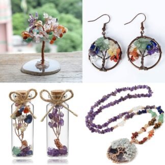 HAAMIIQII 5-8mm Natural Smoky Quartz Chips Irregular Stones Loose Gemstone Energy Healing Beads for Jewelry Making 30 Inch Strand