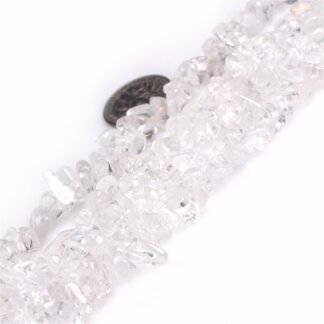 HAAMIIQII 5-8mm Natural Smoky Quartz Chips Irregular Stones Loose Gemstone Energy Healing Beads for Jewelry Making 30 Inch Strand