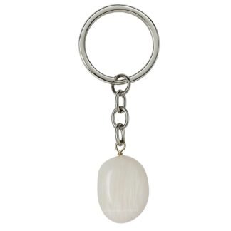 Handmade Tumbled Crystal Keychains