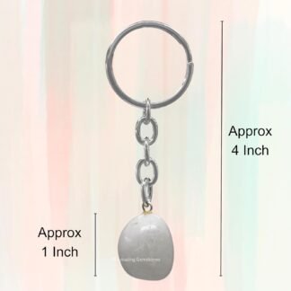 Handmade Tumbled Crystal Keychains