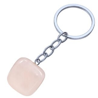Handmade Tumbled Crystal Keychains