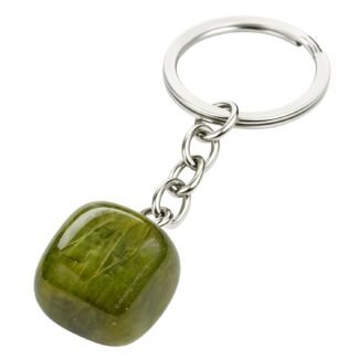 Handmade Tumbled Crystal Keychains