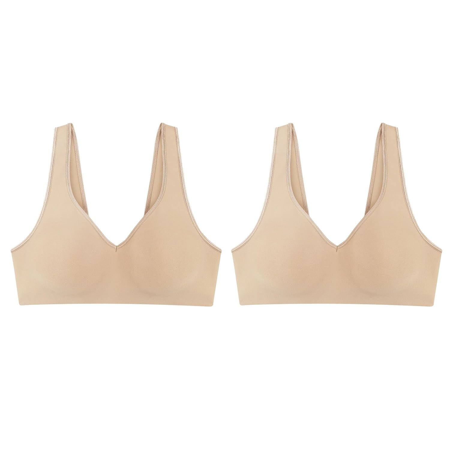 Hanes Womens Wireless Bra Smooth Comfort Full-Coverage T-Shirt Bra for Women Single Or 2-Pack - lunas-mystic-emporium.com Hanes Womens Wireless Bra, Smooth Comfort Full-Coverage T-Shirt Bra for Women, Single Or 2-Pack