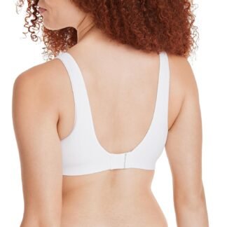 Hanes Womens Wireless Bra, Smooth Comfort Full-Coverage T-Shirt Bra for Women, Single Or 2-Pack
