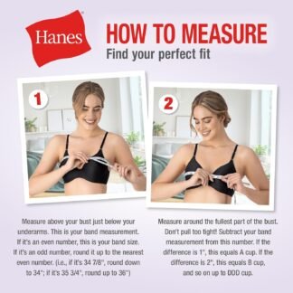 Hanes Womens Wireless Bra Smooth Comfort Full-Coverage T-Shirt Bra for Women Single Or 2-Pack - lunas-mystic-emporium.com Hanes Womens Wireless Bra, Smooth Comfort Full-Coverage T-Shirt Bra for Women, Single Or 2-Pack