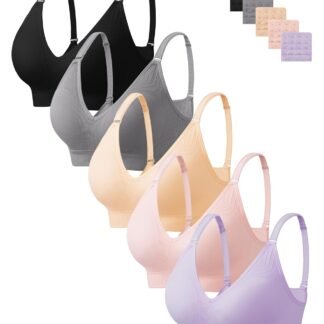 HBselect Bras for Women No Underwire Wireless Cami Tank Top Sports Bras Seamless Padded Bralettes for Women