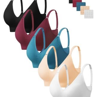 HBselect Bras for Women No Underwire Wireless Cami Tank Top Sports Bras Seamless Padded Bralettes for Women