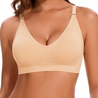 HBselect Bras for Women No Underwire Wireless Cami Tank Top Sports Bras Seamless Padded Bralettes for Women