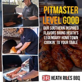 Heath Riles BBQ Rub - Garlic Jalapeño Seasoning, Champion Pitmaster Recipe, Legendary Rubs For Smoking & Grilling, 80+ BBQ Championships, 12 oz.