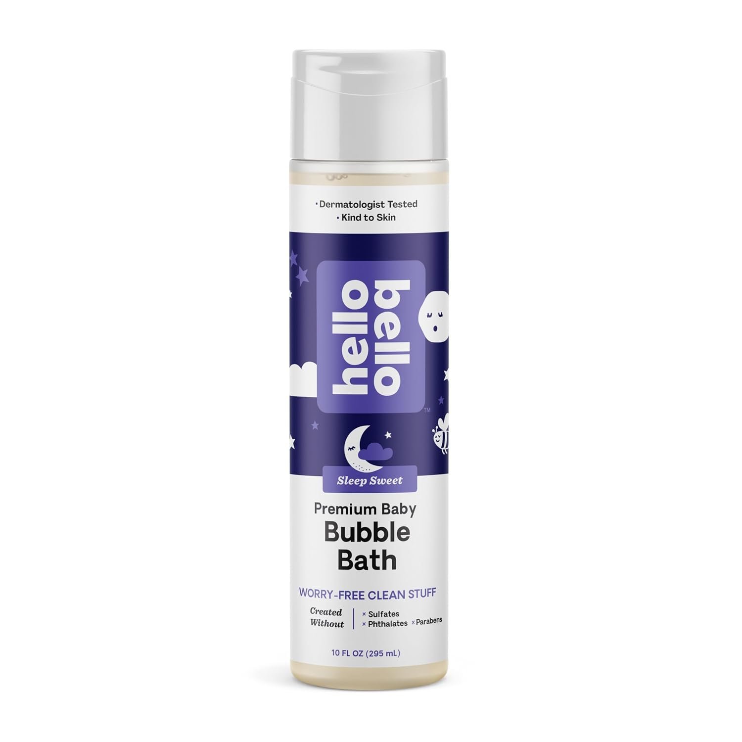 Hello Bello Nighttime Bubble Bath - Gentle Hypoallergenic Formula for Babies and Kids - Vegan and Cruelty-Free - Sleep Sweet Scented - 10 fl oz - lunas-mystic-emporium.com Hello Bello Nighttime Bubble Bath - Gentle Hypoallergenic Formula for Babies and Kids - Vegan and Cruelty-Free - Sleep Sweet Scented - 10 fl oz