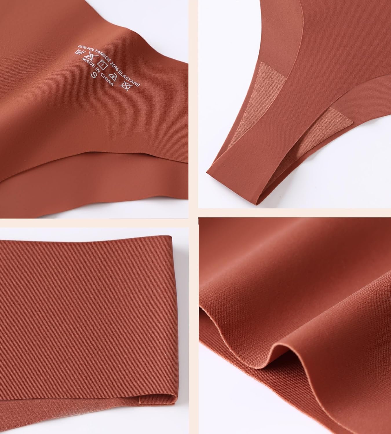 Hellopopgo Seamless Thongs For Women V-waisted No Show Thong Seamless Panties Breathable Comfortable Underwear Womens 6-Pack - lunas-mystic-emporium.com Hellopopgo Seamless Thongs For Women V-waisted No Show Thong Seamless Panties Breathable Comfortable Underwear Womens 6-Pack