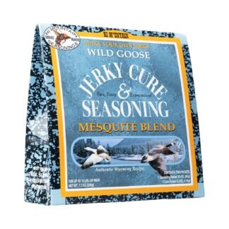 Hi Mountain Jerky Seasoning and Cure Kit | WILD GOOSE MISQUITE BLEND | Jerky Seasoning | Perfect for Waterfowl, Duck, Chicken, Turkey Too| Seasons up to 15 lbs. of Meat (1 Box)