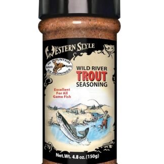Hi Mountain Seasonings | WILD RIVER TROUT | Western Style Fish Seasoning for Cooking, Grilling, & BBQ | Also Delicious on Salmon, Walleye, Bass, Catfish, & More (4.8 Oz)