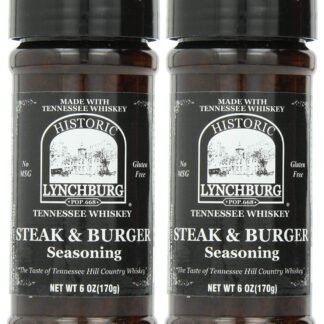 Historic Lynchburg Tennessee Whiskey Steak & Burger Seasoning - 2 Pack