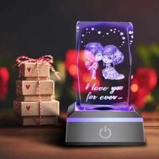 hochance 3D Sweetheart Crystal Nightlight,Perfect Valentines Gift Ideas for Her My Girlfriend Wife Mom - Unique Anniversary Birthday Presents - I Love You Decolamp
