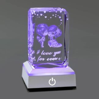 hochance 3D Sweetheart Crystal Nightlight,Perfect Valentines Gift Ideas for Her My Girlfriend Wife Mom - Unique Anniversary Birthday Presents - I Love You Decolamp