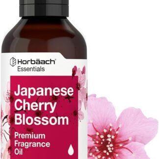 Horbäach Japanese Cherry Blossom Fragrance Oil | 1 fl oz (30ml) | Premium Grade | for Diffusers, Candle and Soap Making, Aroma Sprays, DIY Projects & More
