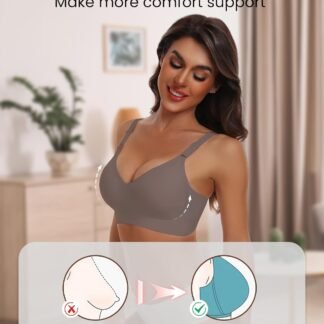 HORISUN Comfortable Seamless Full Coverage Bra for Women Wireless Bras with Soft Support Regular and Plus Size - lunas-mystic-emporium.com HORISUN Comfortable Seamless Full Coverage Bra for Women Wireless Bras with Soft Support Regular and Plus Size