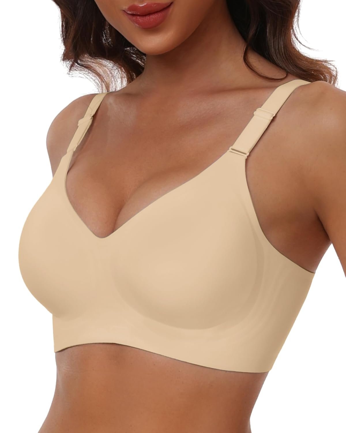 HORISUN Comfortable Seamless Full Coverage Bra for Women Wireless Bras with Soft Support Regular and Plus Size - lunas-mystic-emporium.com HORISUN Comfortable Seamless Full Coverage Bra for Women Wireless Bras with Soft Support Regular and Plus Size