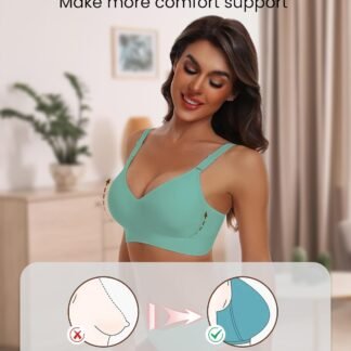 HORISUN Comfortable Seamless Full Coverage Bra for Women Wireless Bras with Soft Support Regular and Plus Size - lunas-mystic-emporium.com HORISUN Comfortable Seamless Full Coverage Bra for Women Wireless Bras with Soft Support Regular and Plus Size