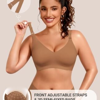 HORISUN Comfortable Seamless Full Coverage Bra for Women Wireless Bras with Soft Support Regular and Plus Size - lunas-mystic-emporium.com HORISUN Comfortable Seamless Full Coverage Bra for Women Wireless Bras with Soft Support Regular and Plus Size