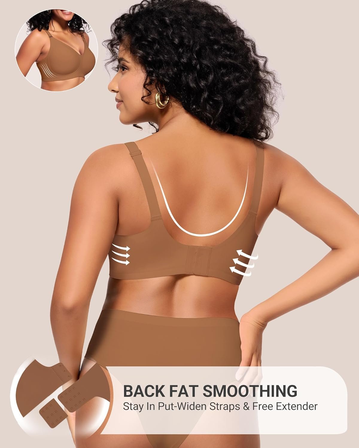 HORISUN Comfortable Seamless Full Coverage Bra for Women Wireless Bras with Soft Support Regular and Plus Size - lunas-mystic-emporium.com HORISUN Comfortable Seamless Full Coverage Bra for Women Wireless Bras with Soft Support Regular and Plus Size