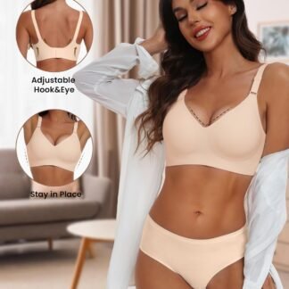 HORISUN Comfortable Seamless Full Coverage Bra for Women Wireless Bras with Soft Support Regular and Plus Size - lunas-mystic-emporium.com HORISUN Comfortable Seamless Full Coverage Bra for Women Wireless Bras with Soft Support Regular and Plus Size