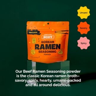 HOXY Journey of Korea Korean Ramen Seasoning | Gluten Free Vegan | Finest Ramen Seasoning Powder | 53oz BEEF Pack of 1 - lunas-mystic-emporium.com HOXY Journey of Korea "Korean Ramen Seasoning" | Gluten Free, Vegan | Finest Ramen Seasoning Powder | 5.3oz (BEEF, Pack of 1)