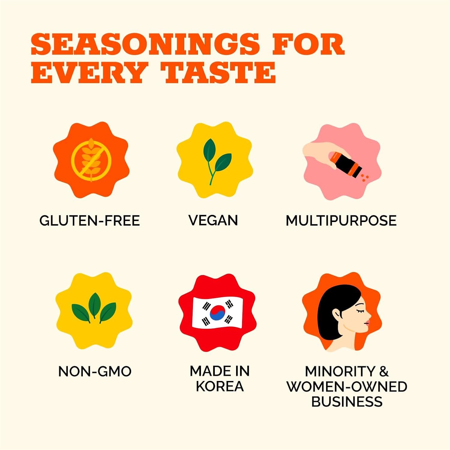 HOXY Journey of Korea Korean Ramen Seasoning | Gluten Free Vegan | Finest Ramen Seasoning Powder | 53oz BEEF Pack of 1 - lunas-mystic-emporium.com HOXY Journey of Korea "Korean Ramen Seasoning" | Gluten Free, Vegan | Finest Ramen Seasoning Powder | 5.3oz (BEEF, Pack of 1)