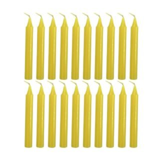 Indian Consigners Blue Ritual Candles – 20 Mini Taper Wax Candles for Spell Work, Chakra Healing, Meditation, Wiccan Altar, and Spiritual Practices – 4" x 0.5"